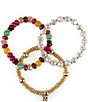 Patricia Nash Multi Bead Stretch Bracelet Set,New Products : American Fashion Style Bags On Sale