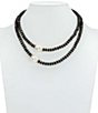 Patricia Nash Multi Row Bead Pearl Short Multi Strand Necklace - Image 2