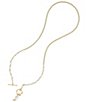 Patricia Nash Multi Row Pearl Flower Long Pendant Necklace - Image 5