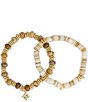 Patricia Nash Multi Wood Beaded Stretch Bracelets - Image 1