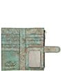 Color:Light Turquoise - Image 4 - Nazari Light Turquoise RFID Bifold Wallet
