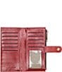 Patricia Nash Nazari Woven Leather Bifold Wallet, Color:Maroon - Image 4