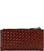 Patricia Nash Nazari Woven Leather Bifold Wallet, Color:Whiskey - Image 2