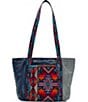 Patricia Nash Nevoso Denim Tote Bag, Color:Denim - Image 1