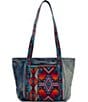 Patricia Nash Nevoso Denim Tote Bag, Color:Denim - Image 2