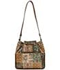 Patricia Nash Nordic Floral Patchwork Bellamy Drawstring Shoulder Bag - Image 2