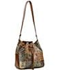 Patricia Nash Nordic Floral Patchwork Bellamy Drawstring Shoulder Bag - Image 4