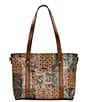 Patricia Nash Nordic Floral Patchwork Luserna Patchwork Tote Bag - Image 2
