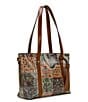 Patricia Nash Nordic Floral Patchwork Luserna Patchwork Tote Bag - Image 4