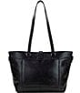 Patricia Nash Noto Small Gunmetal Tote Bag, Color:Black - Image 2