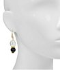 Patricia Nash Pearl Bead Double Drop Earrings - Image 2