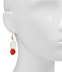 Patricia Nash Pearl Bead Double Drop Earrings - Image 4