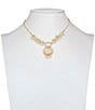 Color:Pearl/Gold - Image 4 - Pearl Lace Shaky Long Pendant Necklace