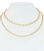 Patricia Nash Pearl Mod Convertible Short Multi Strand Necklace, Color:Worn Gold - Image 4
