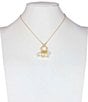 Color:Matte Gold - Image 4 - Pearl Multi Drop Adjustment Pendant Necklace