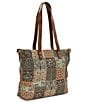 Patricia Nash Perugia Floral Patchwork Tote Bag - Image 4