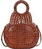 Color:Florence - Image 1 - Pisticci Woven Leather Shoulder Bag