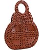 Color:Florence - Image 4 - Pisticci Woven Leather Shoulder Bag