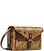 Color:Prairie Rose - Image 4 - Prairie Rose Cassano Leather Floral Crossbody Bag