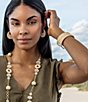 Patricia Nash Raffia Wrapped Cuff Bracelet, Color:Natural - Image 4