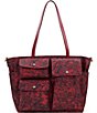 Color:Etched Roses - Image 1 - Etched Roses Collection Roses Print Travel Tote Bag