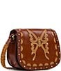 Patricia Nash Salerno Leather Saddle Crossbody Bag, Color:Tan - Image 4