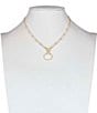 Color:Matte Gold - Image 3 - Shell Mother of Pearl and Beaded Short Pendant Necklace