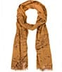 Color:Map Print - Image 1 - Signature Map Scarf
