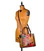 Patricia Nash Spring Multi Curry Leather Contrast Trim Tote Bag, Color:Spring Multi - Image 6