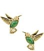 Patricia Nash Stone Hummingbird Stud Earrings - Image 1
