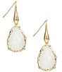 Patricia Nash Stone Teardrop Drop Earrings - Image 1