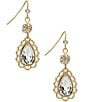 Patricia Nash Tear Drop Earrings, Color:Worn Gold - Image 1