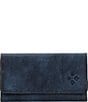 Color:Denim - Image 1 - Terresa Denim Leather Wallet