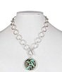 Color:Silver Ox - Image 4 - Tessa Toggle Short Pendant Necklace