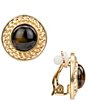 Patricia Nash Tortoise Button Clip Stud Earrings - Image 1