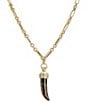 Patricia Nash Tortoise Horn Chain Long Pendant Necklace - Image 1