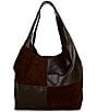 Patricia Nash Tove Leather Suede Patchwork Shoulder Bag - Image 2