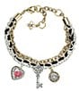 Patricia Nash Triple Strand Charm Line Bracelet - Image 1