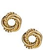 Patricia Nash Twist Knot Rope Stud Earrings - Image 1