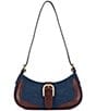 Patricia Nash Valdieri Adjustable Baguette, Color:DARK DENIM - Image 1