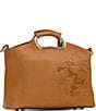 Patricia Nash Valletta Top Handle Tote Bag, Color:Hazelnut - Image 4