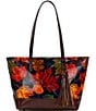 Patricia Nash Verzi Maple Leaves Tassel Tote Bag, Color:Maple Leaves - Image 1