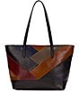 Patricia Nash Verzi Patchwork Tote Bag, Color:Black - Image 1