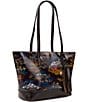 Patricia Nash Verzi Tote Bag With Tassel, Color:Chocolate - Image 4