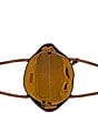 Color:Cognac Distressed - Image 3 - Viotti Leather Tote Bag