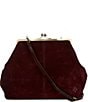 Patricia Nash Vivienne Leather Kisslock Frame Shoulder Bag - Image 1