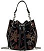 Patricia Nash Volania Floral Print Drawstring Bucket Bag - Image 1