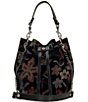 Patricia Nash Volania Floral Print Drawstring Bucket Bag - Image 2