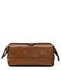 Patricia Nash Whiskey Leather Map Print Lined Travel Case, Color:Whiskey - Image 1