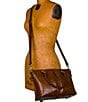 Patricia Nash Zora Top Handle Crossbody Bag, Color:Cognac - Image 5